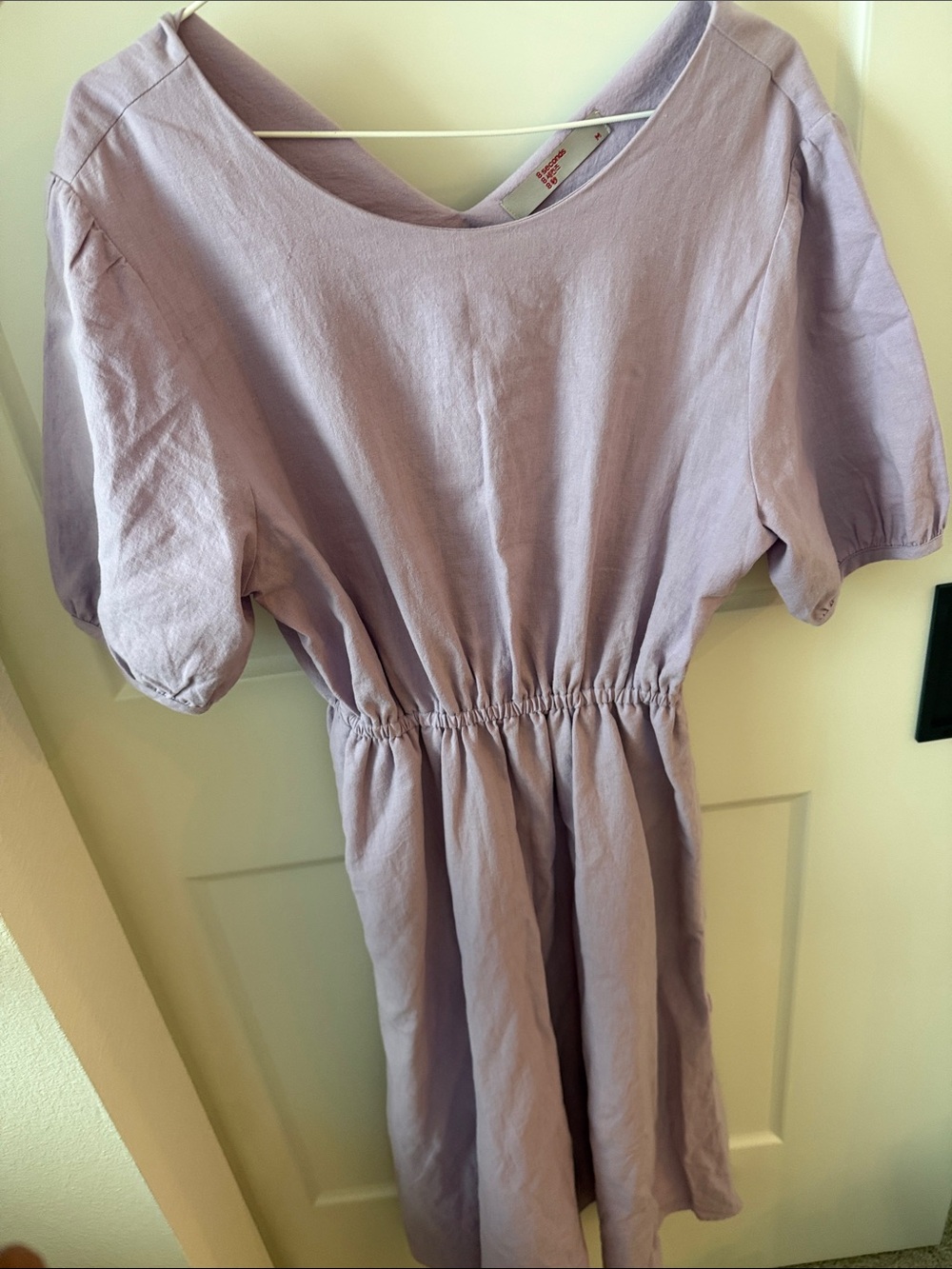 8 Seconds Lavender Scoop Neck Top
